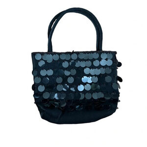 Mini Sequins Black Bag Y2K